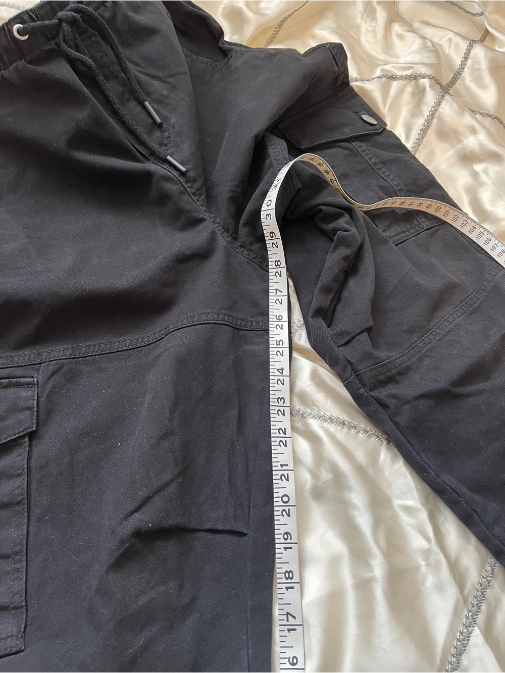 refuge Black Cargo Jogger Pants size medium - Picture 6 of 6